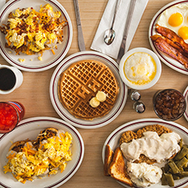 Golden Waffle Platter
