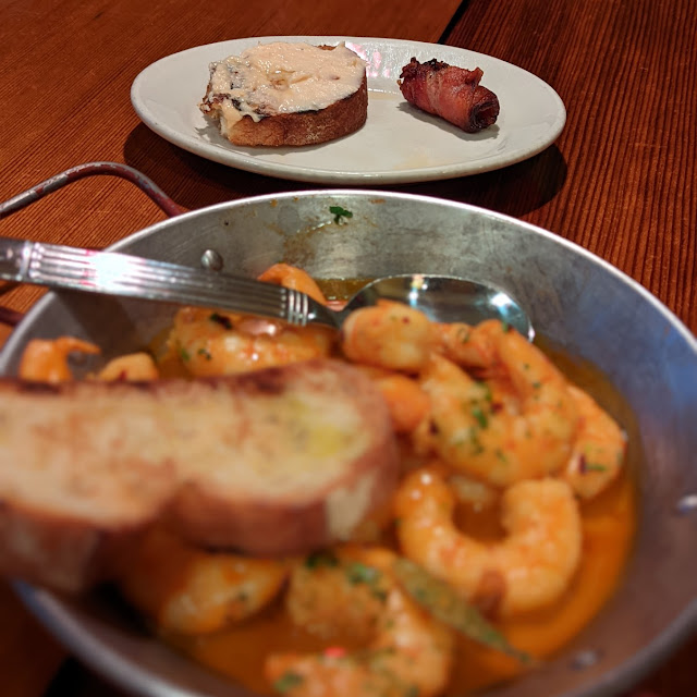 Shrimp with Crusty Bread
