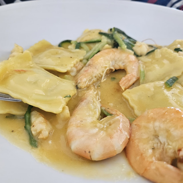 Ravioli Con Ripieno Di Pesce Fatto In Casa
