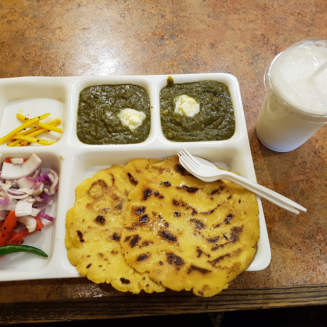 Saag Makki Ki Roti With Lassi