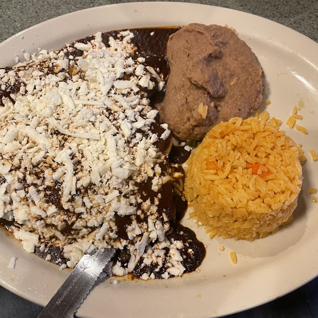 Mole Enchiladas