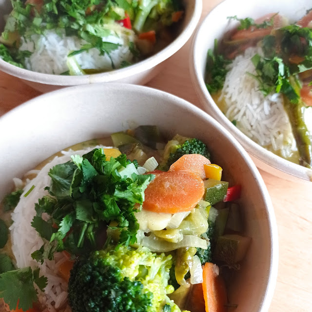 Curry de Verduras Estilo Thai