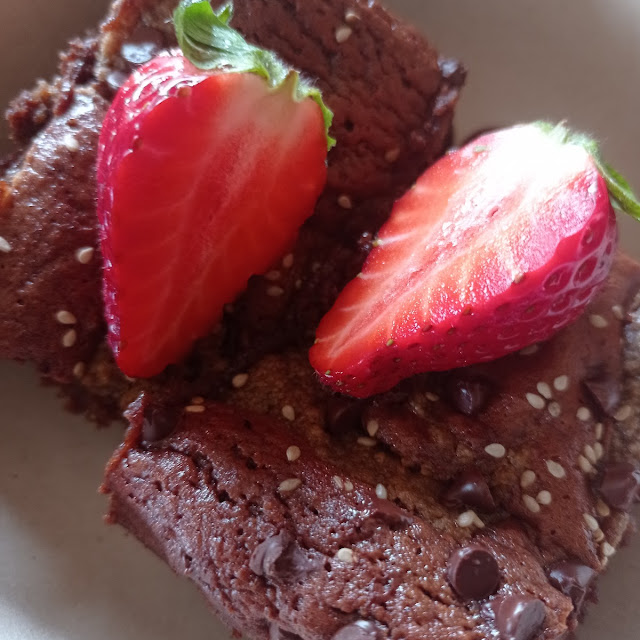 Brownie Con Caramelo de Tahini