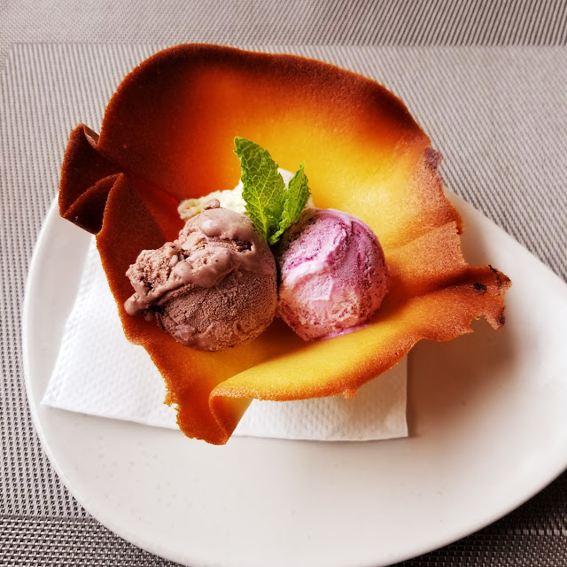 Ice Cream with Vanilla Cream Hazelnut Forest Fruits and Chocolate