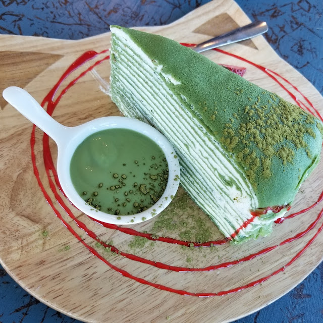 Matcha Green Tea Crepe Cake
