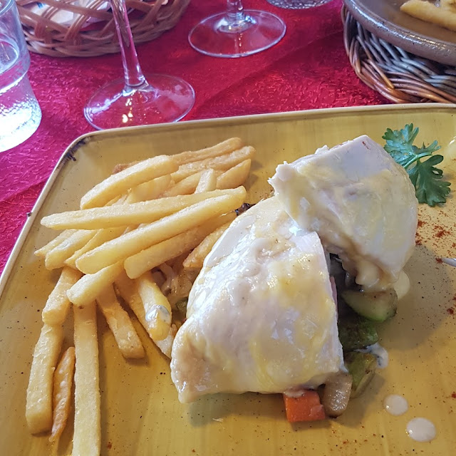 Breast of Chicken with Stuffed Ham and Cheese