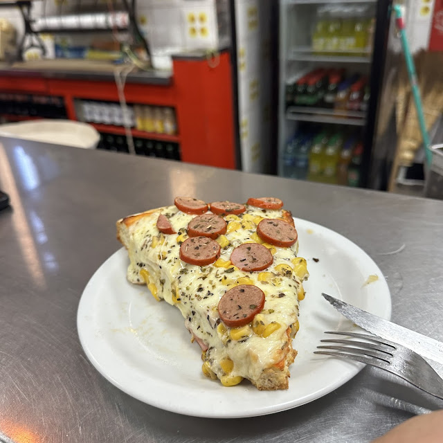 Pizza de Milho Com Vina