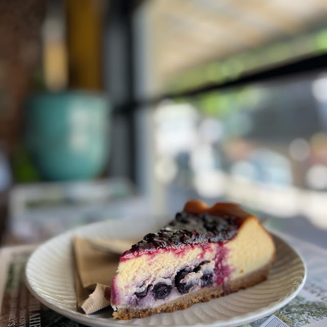 Baked Custard Blueberry
