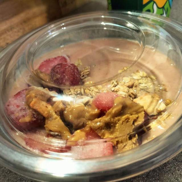 Nutty Strawberry Smoothie Bowl
