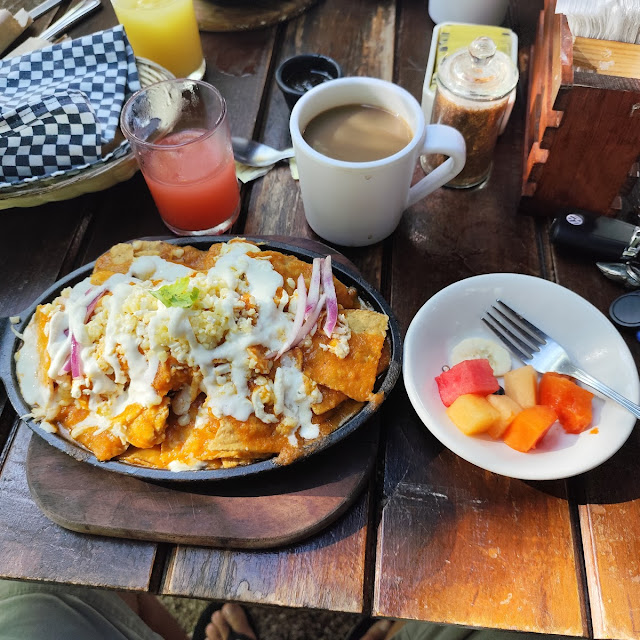 Chilaquiles Rojos Con Pollo
