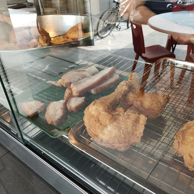Fried Chicken and Roasted Pork