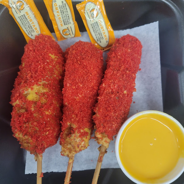 Hot Cheeto Corn Dog