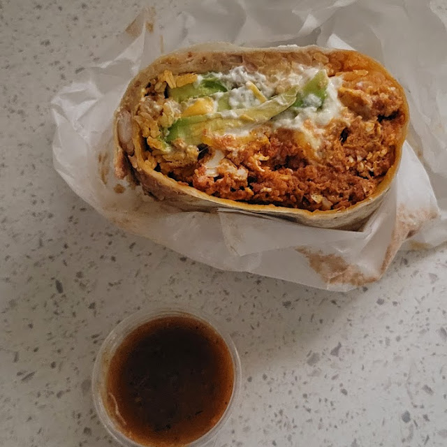 Chorizo and Egg Burrito