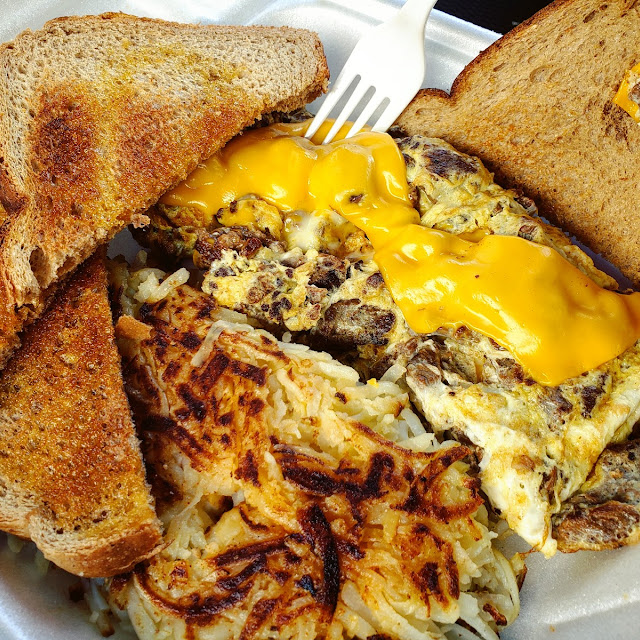 Steak and Cheese Omelette