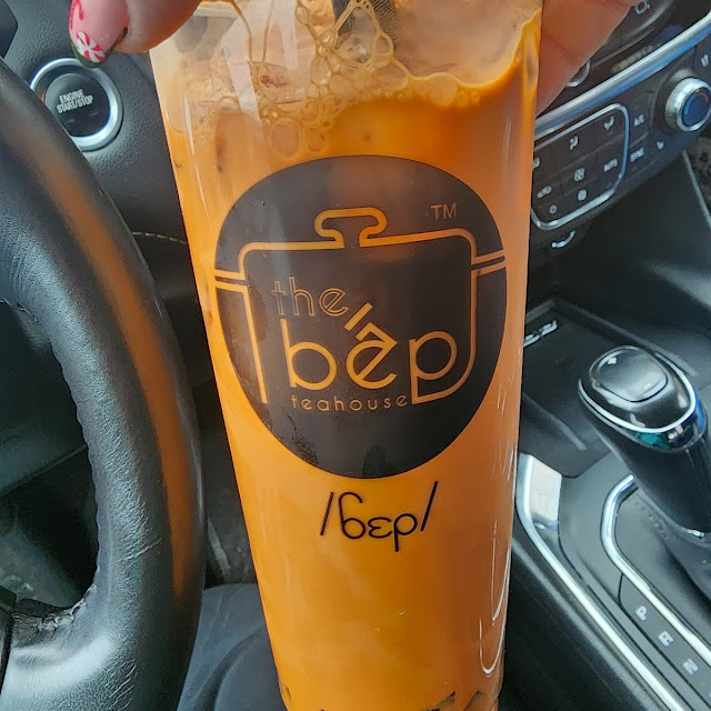 Thai Tea with Espresso Jellies