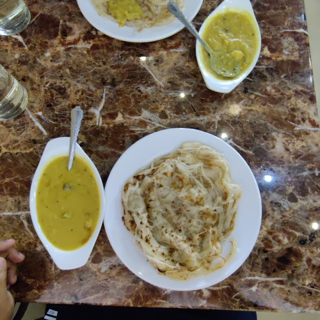 Poratta and Beef Curry
