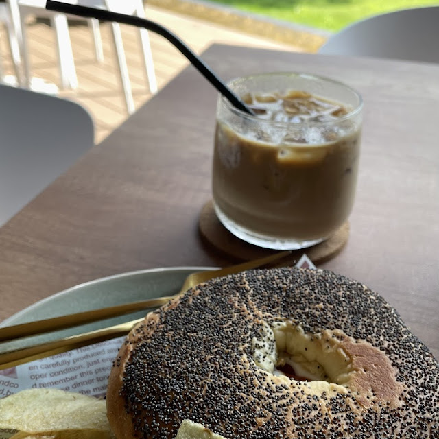Chicken Ham and Cheese with Bagel
