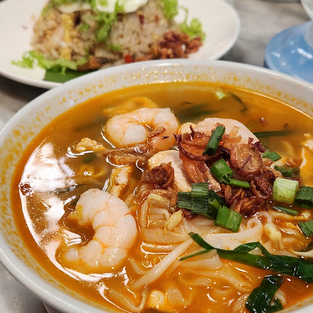 penang prawn noodle soup 槟城虾面