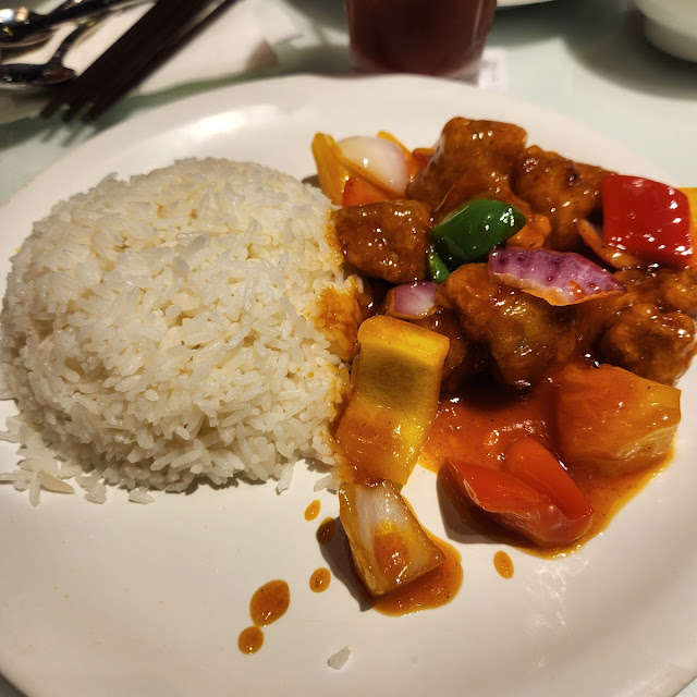 Sweet & Sour Pork on Rice