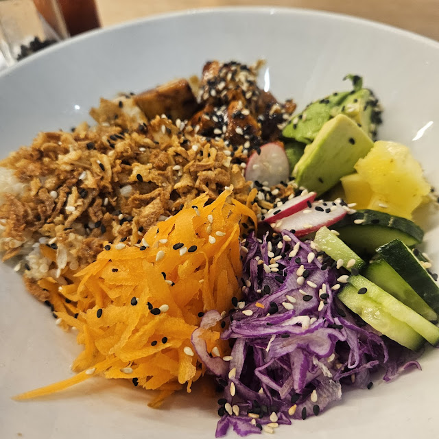 Teriyaki Poke Bowl of Rice Bowl