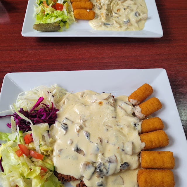 Hähnchenbrustfilet Mit Champignons