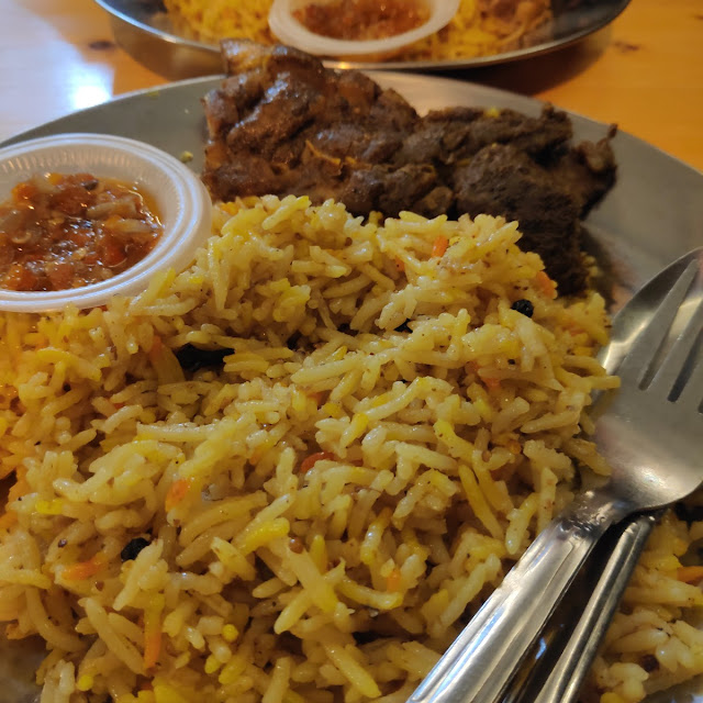 Nasi Kebuli Daging Kambing