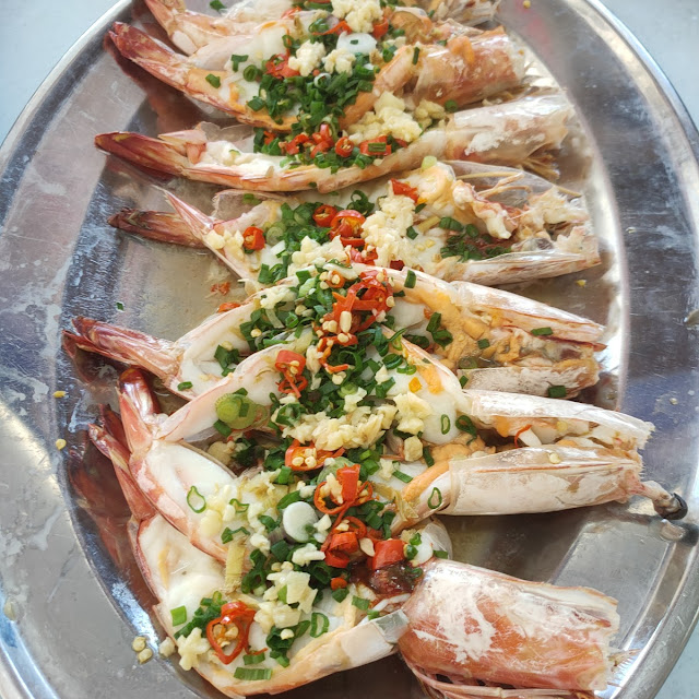 Steam Big Prawn