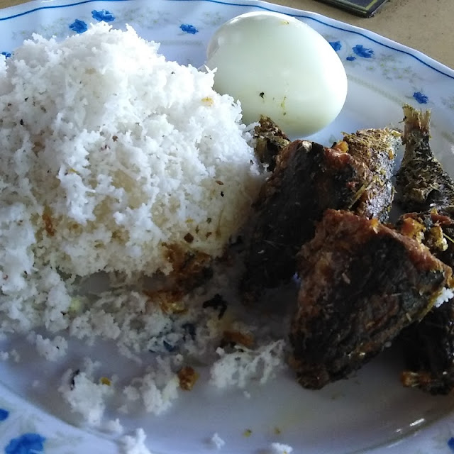Pulut Ikan Kukus Sedap