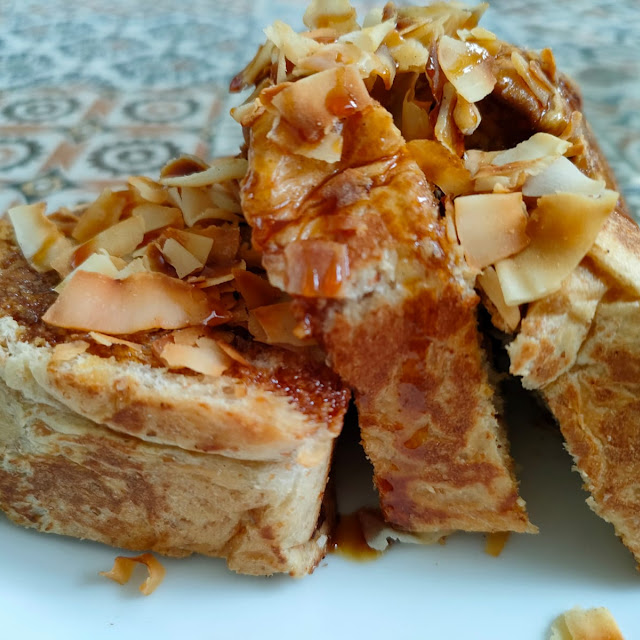 Roti Gula Aren with Coconut