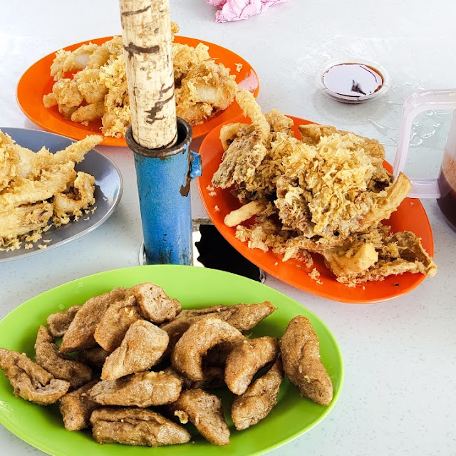 Sotong Celup Tepung Cendawan Celup Tepung Dan Keropok Lekor