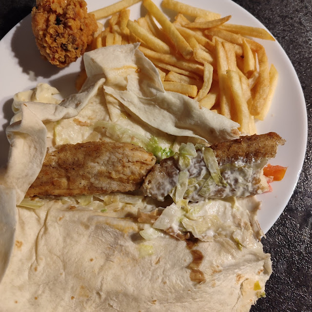 Veggie Twister Wrap Menü