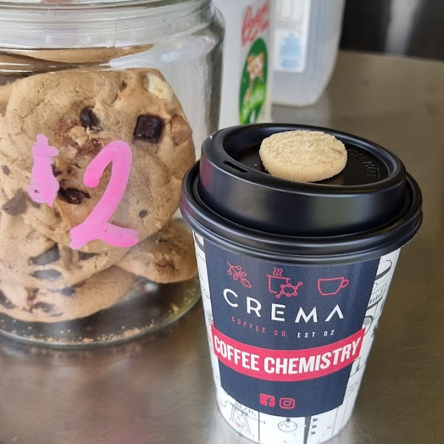 Flat White with Free Biscuit