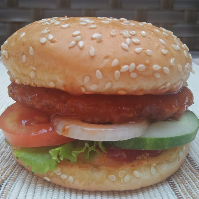Burger Crispy Brown Sauce