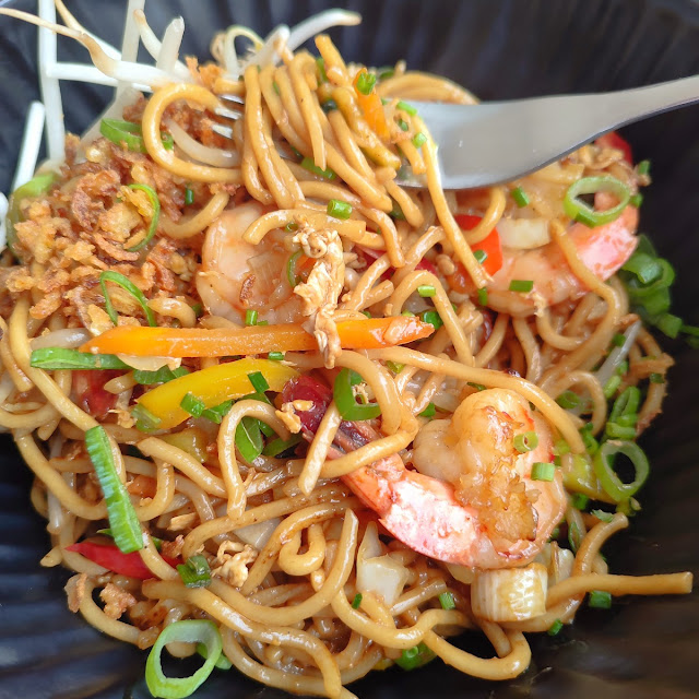 Nouilles Sautées Aux Crevettes
