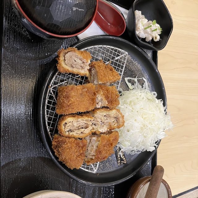 Pepper Garlic Cheese Gyukatsu Set