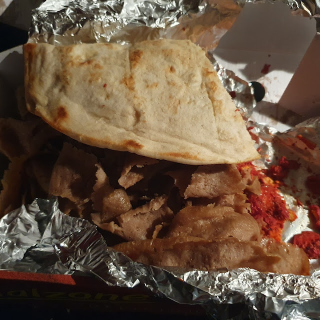 XXL King Special Kebab on Naan