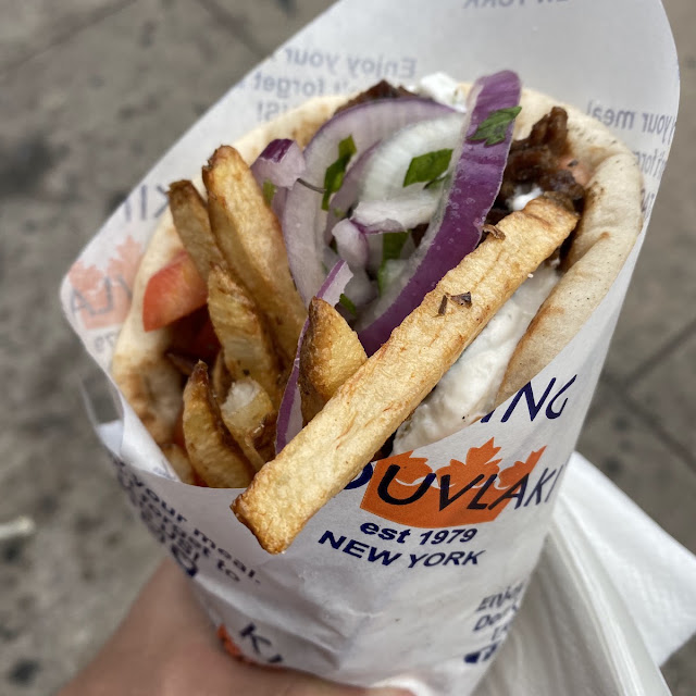 Pork Souvlaki Pita Sandwich