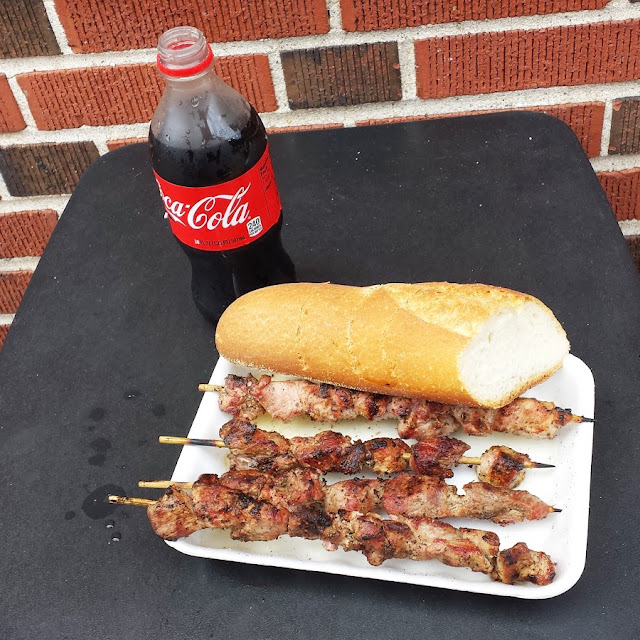 Pork Souvlaki Hero Sandwich