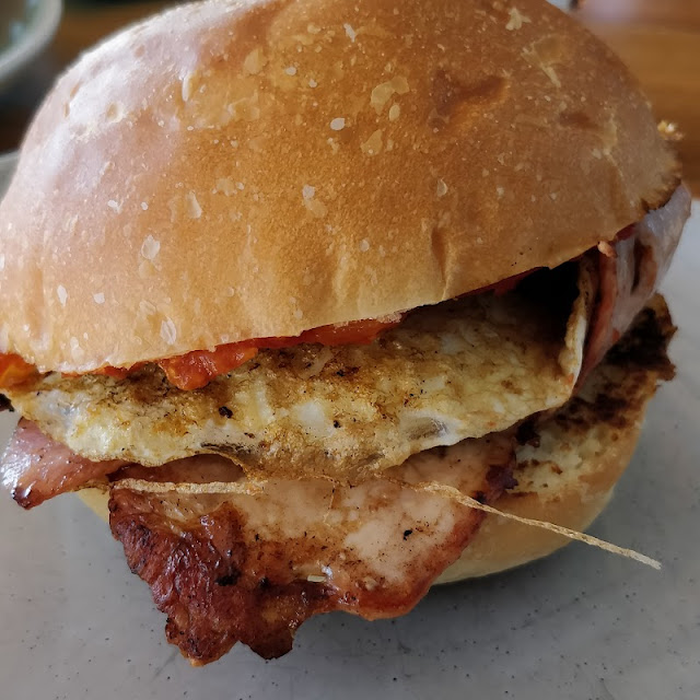 Egg and Bacon Roll