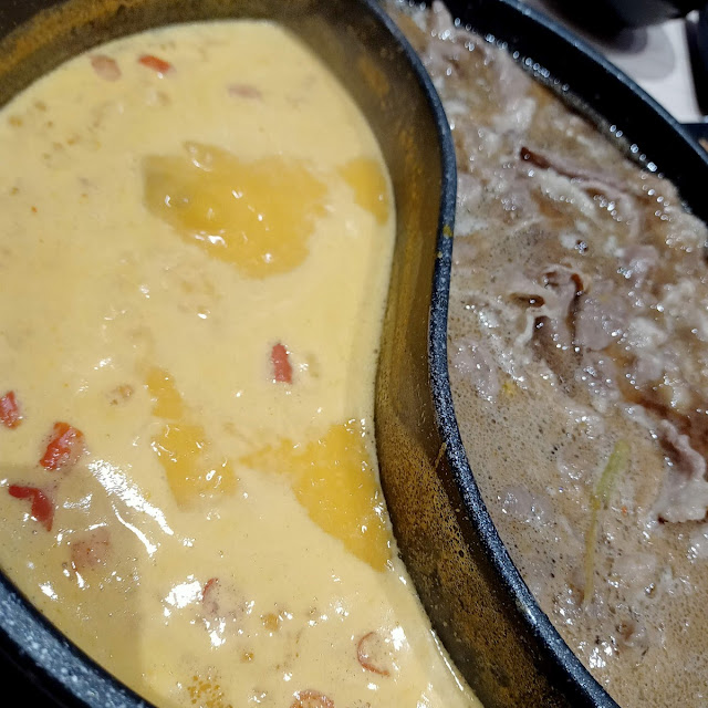Cheese Soup and Spicy Miso