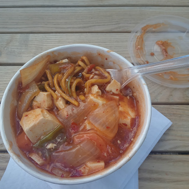 Spicy Tofu and Noodles
