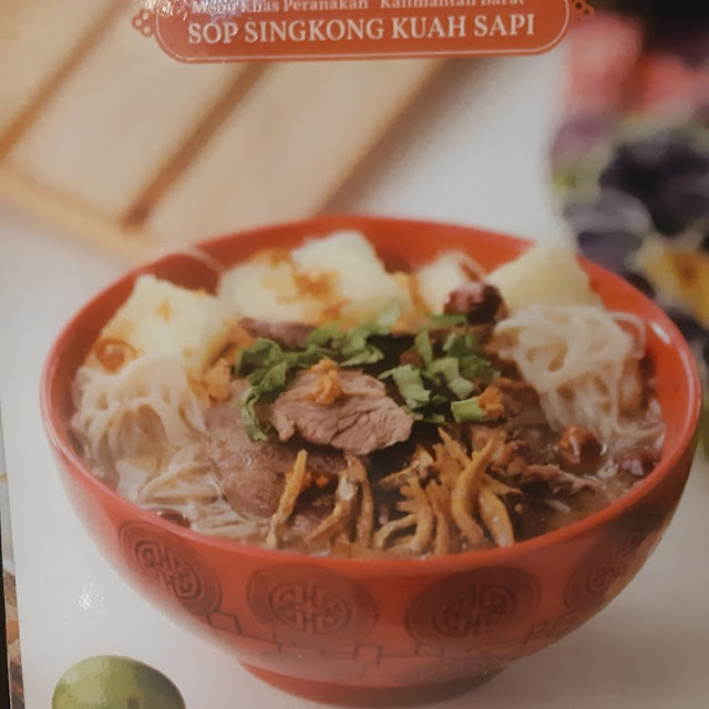 Sop Singkong Kuah Sapi