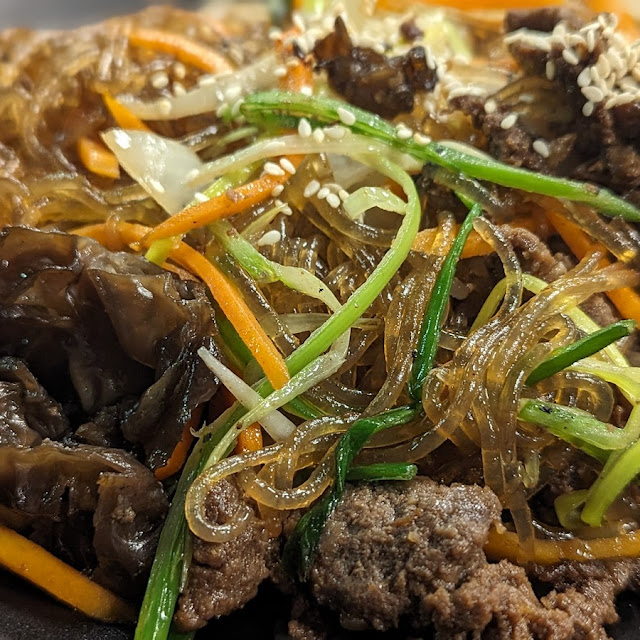 Stir-Fried Glass Noodles Beef 잡채