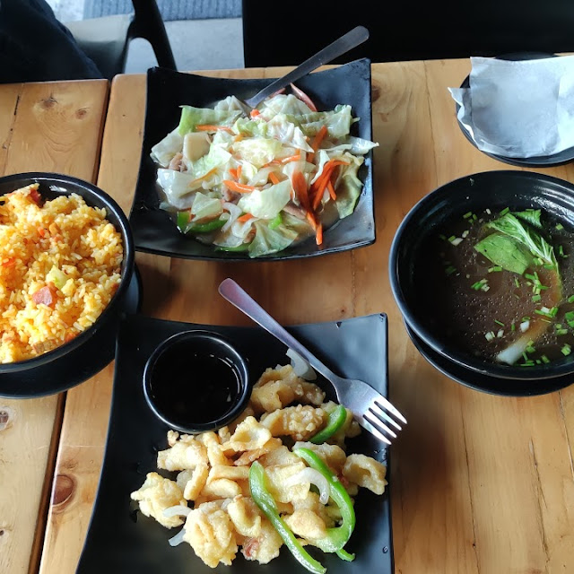 Yang Chow Fried Rice Chopsuey & Salt and Pepper Squid
