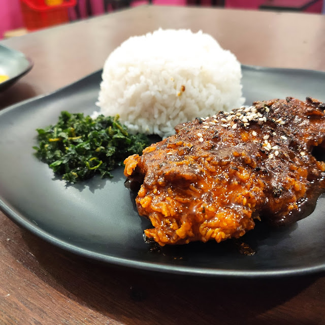 Ayam Krispi Bakar Saos Hot Lava Cheese