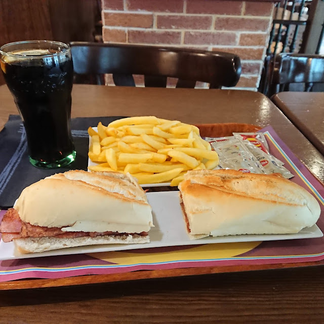 Bocadillo Bacon Con Queso
