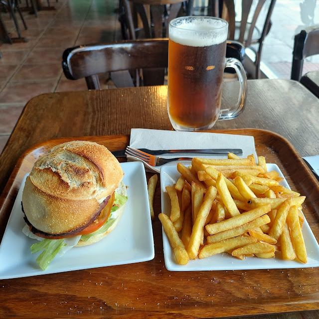 Classic Burger and Fries