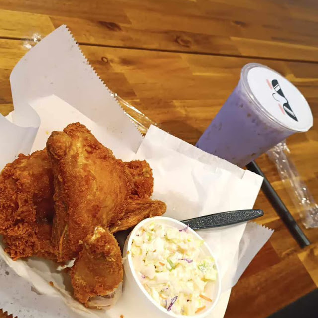 4 Piece Combo with Taro Bubble Tea