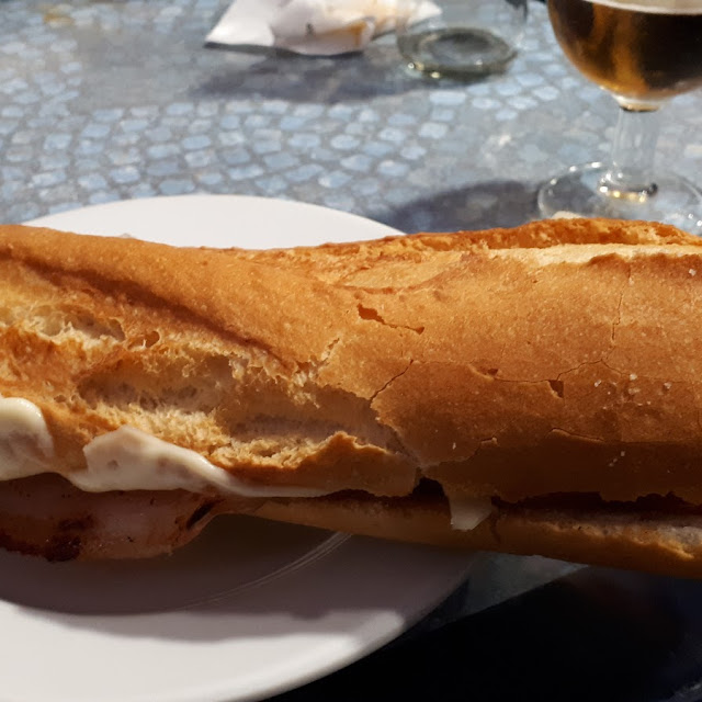 Bocadillo Bacon Con Queso