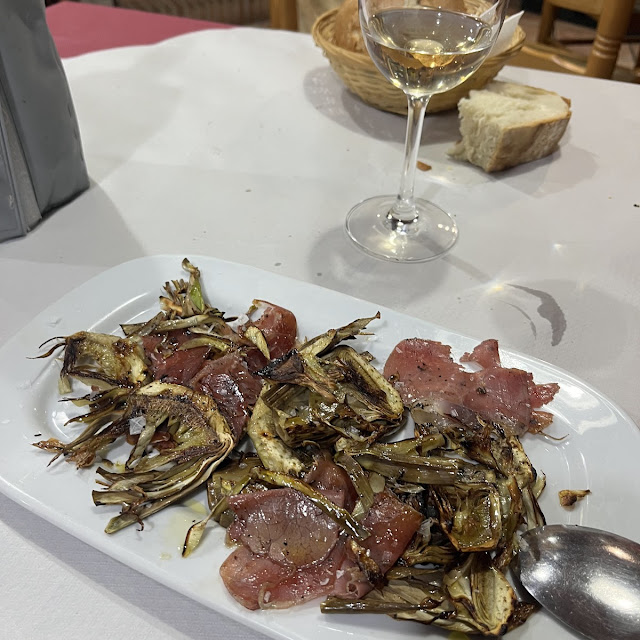 Alcachofas Con Jamón